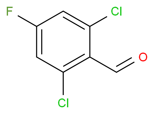 2,6-Dichloro-4-fluorobenzaldehyde_分子结构_CAS_1182709-86-9)