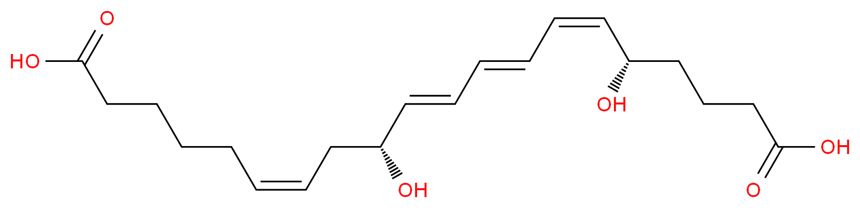 20-Carboxy-leukotriene B4_分子结构_CAS_80434-82-8)