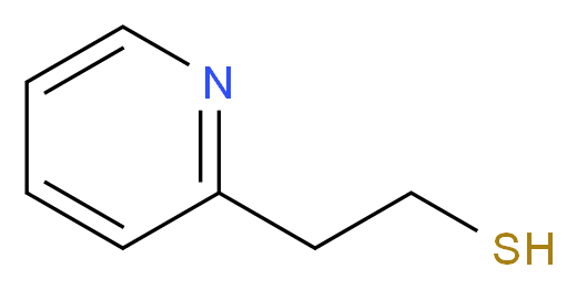 2-(pyridin-2-yl)ethane-1-thiol_分子结构_CAS_2044-28-2