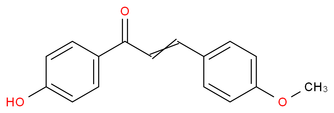 4'-Hydroxy-4-methoxychalcone_分子结构_CAS_6338-81-4)