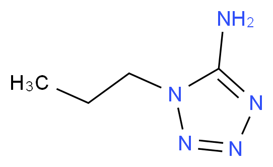 1-propyl-1H-tetrazol-5-amine_分子结构_CAS_5340-04-5)