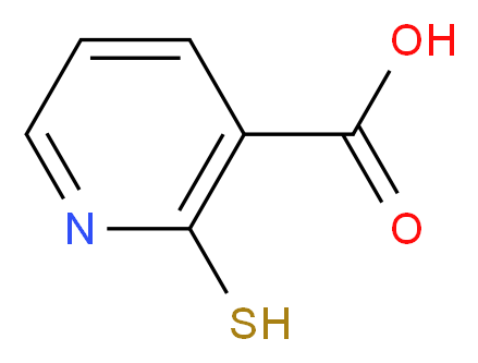 2-Mercaptonicotinic acid_分子结构_CAS_)