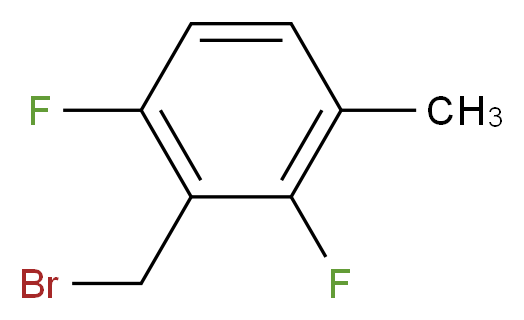 2,6-Difluoro-3-methylbenzyl bromide_分子结构_CAS_261763-44-4)