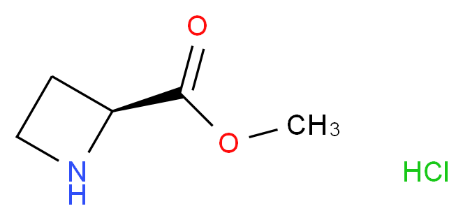 methyl (2S)-azetidine-2-carboxylate hydrochloride_分子结构_CAS_69684-69-1