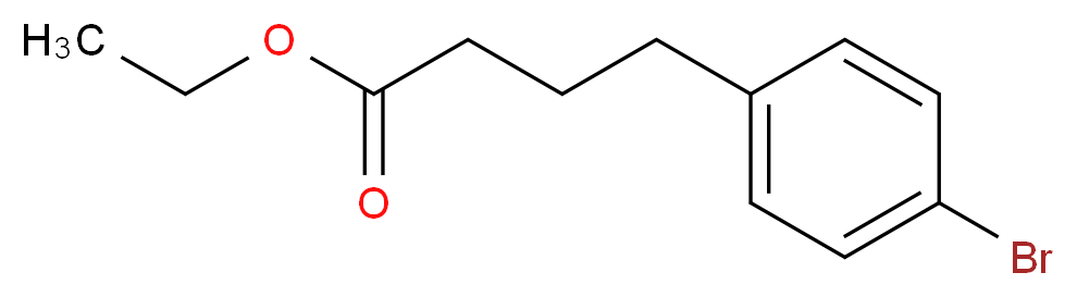 Ethyl 4-(4-bromophenyl)butanoate_分子结构_CAS_105986-54-7)