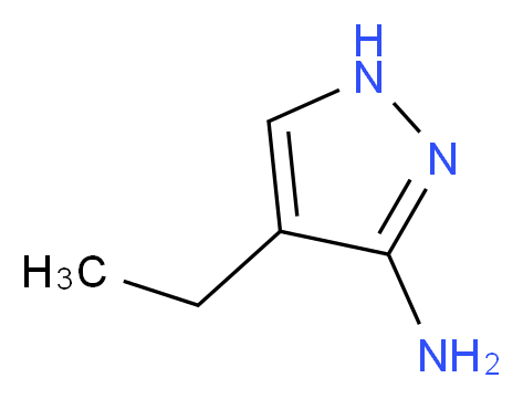 4-ethyl-1H-pyrazol-3-amine_分子结构_CAS_43024-15-3)