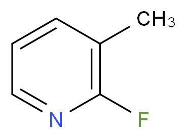 2-Fluoro-3-methylpyridine 98%_分子结构_CAS_2369-18-8)