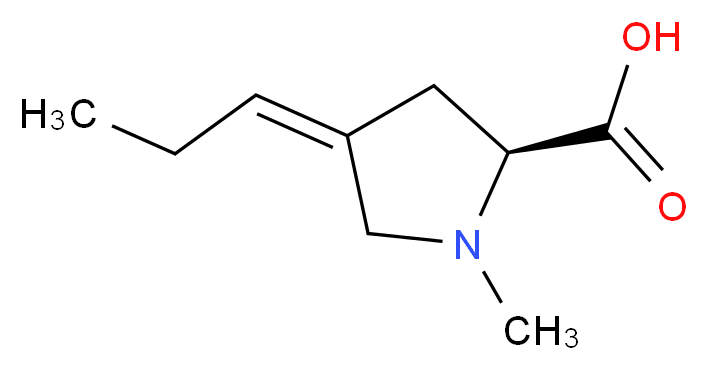 (trans)-4-Propyl-1-methyl-L-proline_分子结构_CAS_13380-36-4)