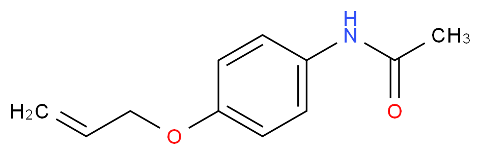 N1-[4-(allyloxy)phenyl]acetamide_分子结构_CAS_6622-73-7)