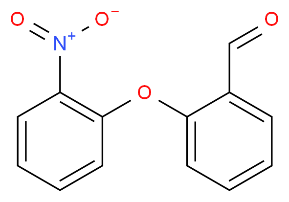 2-(2-nitrophenoxy)benzaldehyde_分子结构_CAS_66961-19-1