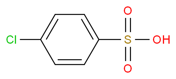 4-Chlorobenzenesulphonic acid 98%_分子结构_CAS_98-66-8)