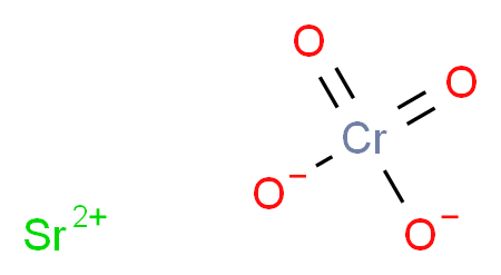 STRONTIUM CHROMATE_分子结构_CAS_7789-06-2)