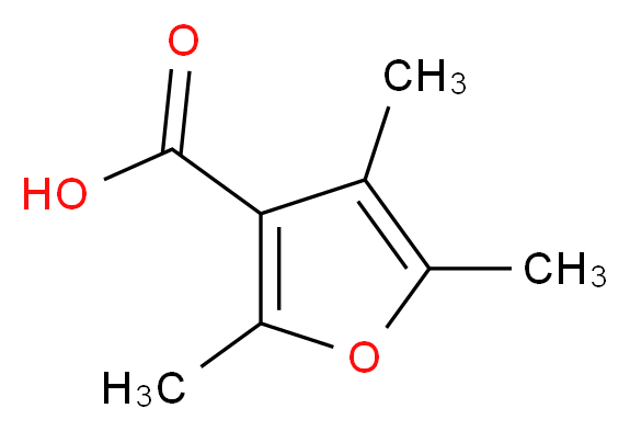 2,4,5-trimethyl-3-furoic acid_分子结构_CAS_28730-32-7)