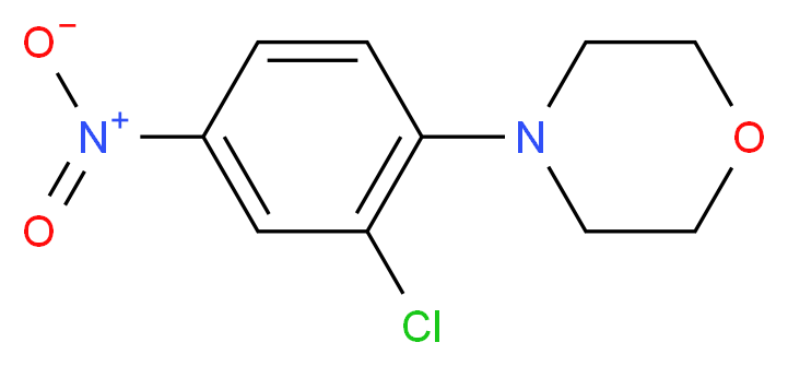 N-(2-Chloro-4-nitrophenyl)morpholine_分子结构_CAS_)