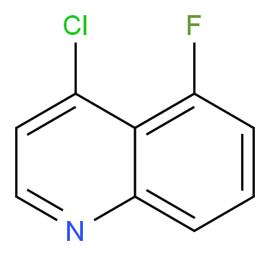 4-chloro-5-fluoroquinoline_分子结构_CAS_1229037-03-9