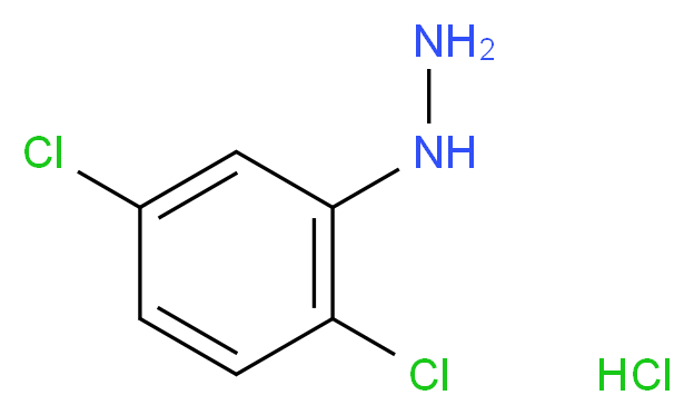 2,5-Dichlorophenylhydrazine hydrochloride_分子结构_CAS_50709-35-8)