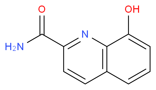 8-hydroxyquinoline-2-carboxamide_分子结构_CAS_6759-79-1