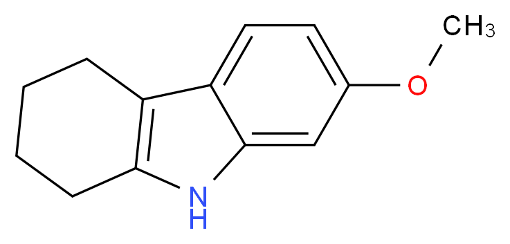 7-methoxy-2,3,4,9-tetrahydro-1H-carbazole_分子结构_CAS_3382-43-2