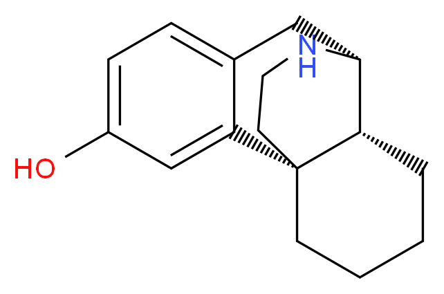 (1R,9R,10R)-17-azatetracyclo[7.5.3.0<sup>1</sup>,<sup>1</sup><sup>0</sup>.0<sup>2</sup>,<sup>7</sup>]heptadeca-2,4,6-trien-4-ol_分子结构_CAS_1531-12-0