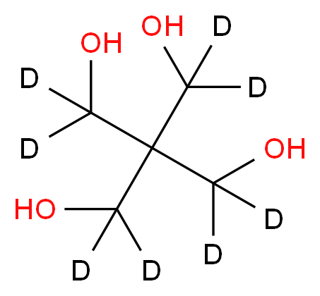 Pentaerythritol-d8_分子结构_CAS_82414-60-6)