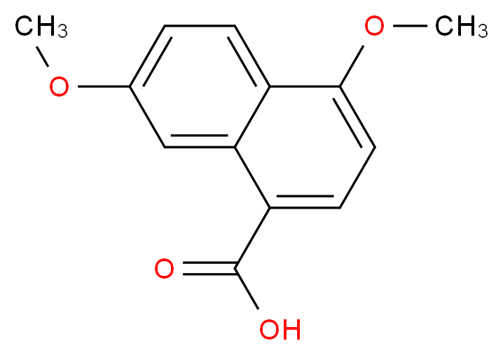 4,7-dimethoxynaphthalene-1-carboxylic acid_分子结构_CAS_90381-45-6