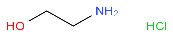 ETHANOLAMINE HYDROCHLORIDE_分子结构_CAS_2002-24-6)