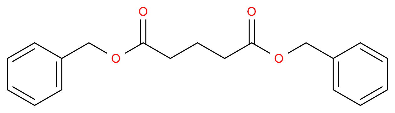 1,5-dibenzyl pentanedioate_分子结构_CAS_56977-08-3