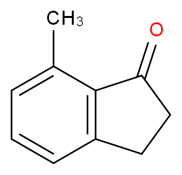 7-methyl-2,3-dihydro-1H-inden-1-one_分子结构_CAS_39627-61-7