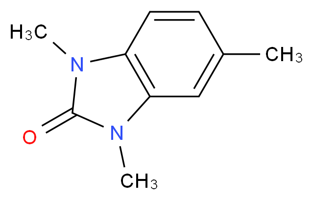 1,3,5-trimethyl-2,3-dihydro-1H-1,3-benzodiazol-2-one_分子结构_CAS_55327-67-8