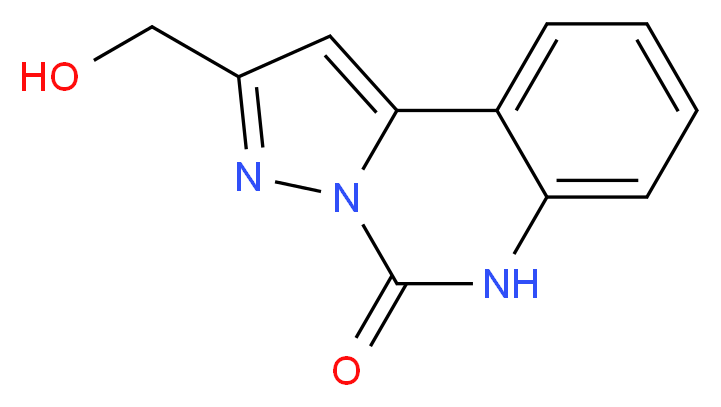 2-(hydroxymethyl)-5H,6H-pyrazolo[1,5-c]quinazolin-5-one_分子结构_CAS_65950-99-4