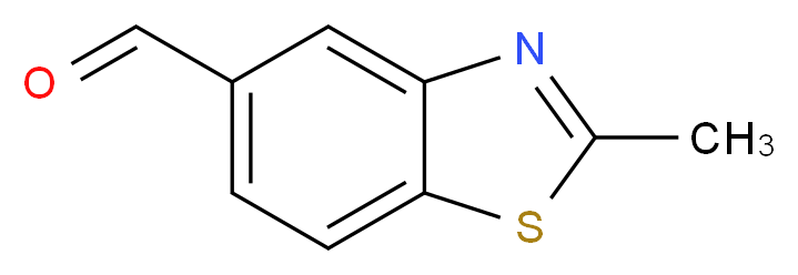 2-Methylbenzo[d]thiazole-5-carbaldehyde_分子结构_CAS_20061-46-5)