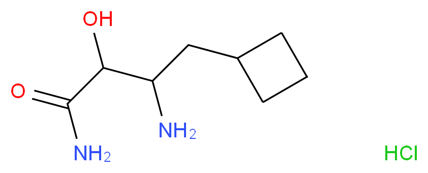 β-Amino-α-hydroxycyclobutanebutanamide Hydrochloride _分子结构_CAS_394735-23-0)