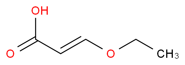 (2E)-3-ethoxyprop-2-enoic acid_分子结构_CAS_6192-01-4