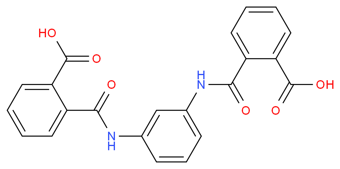 3'-(2-Carboxybenzamido)benzanilde-2-carboxylic acid_分子结构_CAS_852636-98-7)