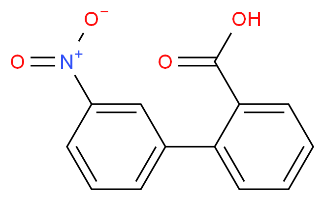 2-(3-nitrophenyl)benzoic acid_分子结构_CAS_37174-74-6