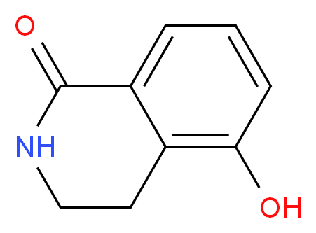 5-hydroxy-1,2,3,4-tetrahydroisoquinolin-1-one_分子结构_CAS_56469-02-4