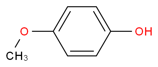 CAS_150-76-5 分子结构