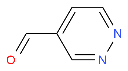 Pyridazine-4-carboxaldehyde_分子结构_CAS_50901-42-3)