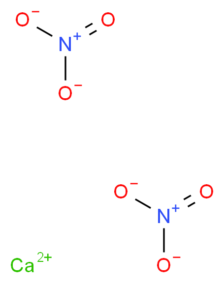 四水硝酸钙_分子结构_CAS_13477-34-4)