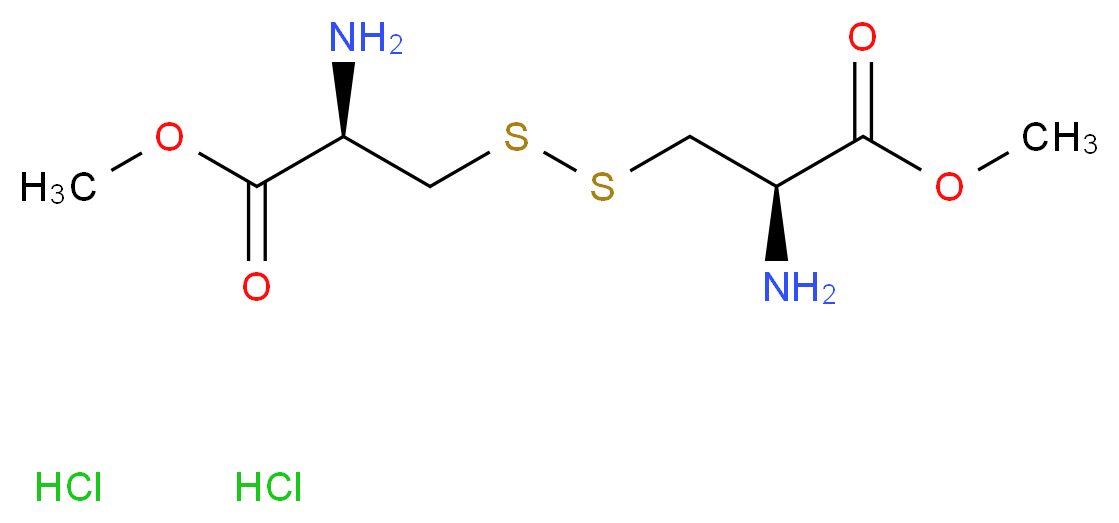 L-CYSTINE DIMETHYL ESTER DIHYDROCHLORIDE_分子结构_CAS_32854-09-4)