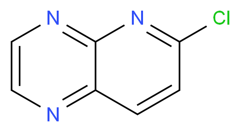 6-Chloropyrido[3,2-b]pyrazine_分子结构_CAS_68236-03-3)