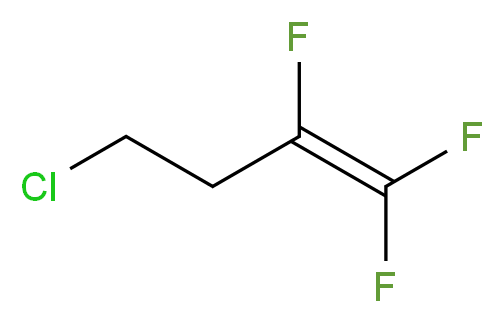 4-chloro-1,1,2-trifluorobut-1-ene_分子结构_CAS_378-81-4