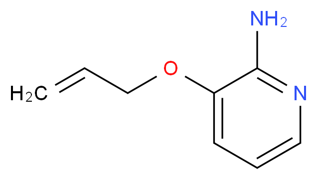 3-(prop-2-en-1-yloxy)pyridin-2-amine_分子结构_CAS_24015-99-4