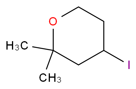 4-iodo-2,2-dimethyloxane_分子结构_CAS_67-64-1