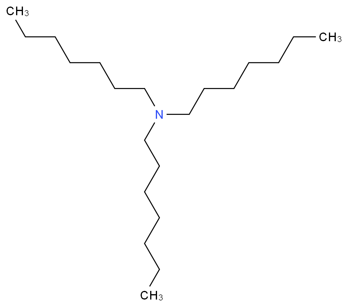 Tri-n-heptylamine_分子结构_CAS_2411-36-1)