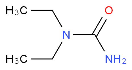 1,1-diethylurea_分子结构_CAS_634-95-7