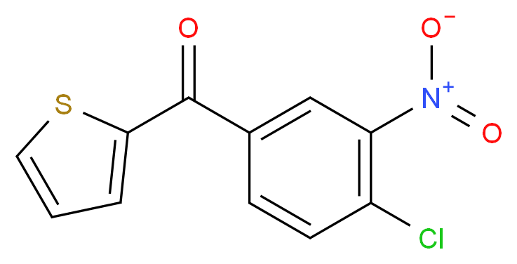 (4-Chloro-3-nitrophenyl)-(2-thienyl)methanone_分子结构_CAS_31431-18-2)