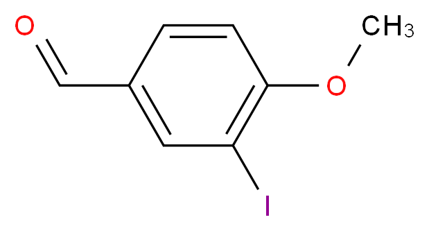 3-iodo-4-methoxybenzaldehyde_分子结构_CAS_2314-37-6