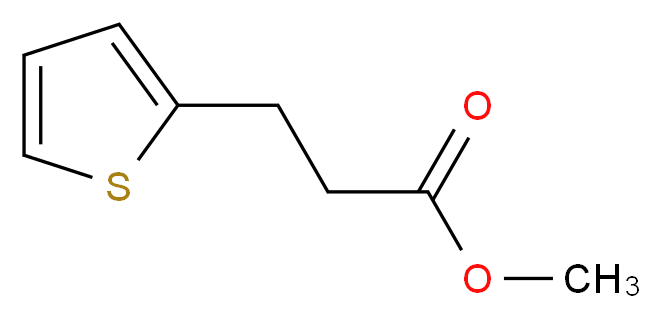 Methyl 3-[2-Thienyl)propanoate_分子结构_CAS_16862-05-8)