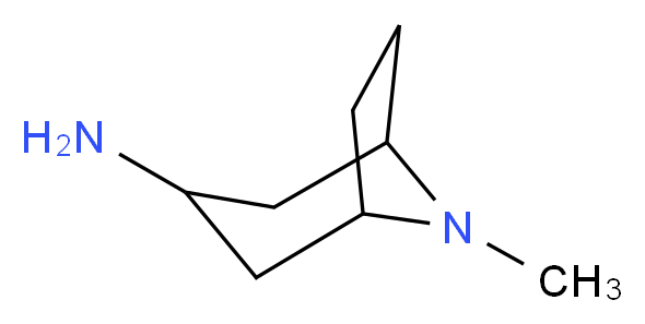 8-Methyl-8-azabicyclo[3.2.1]octan-3-amine_分子结构_CAS_27302-93-8)